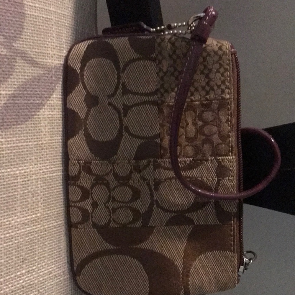Coach small wristlet